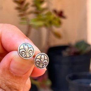 Caravanas flor de lis